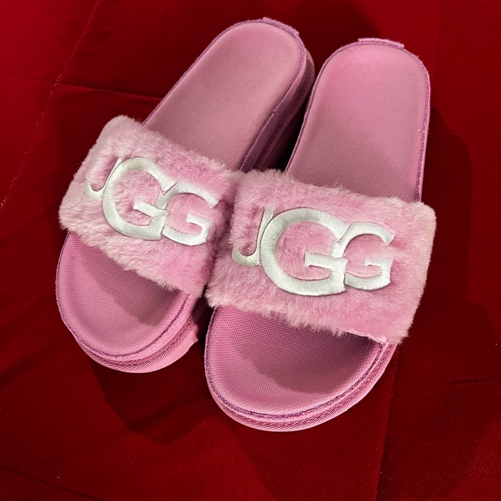 Pink Ugg Slides